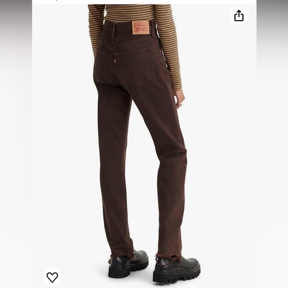 Levi’s 501 original fit in brown - Picture 3 of 6